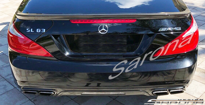 Custom Mercedes SL  Convertible Trunk Wing (2013 - 2019) - $790.00 (Part #MB-128-TW)